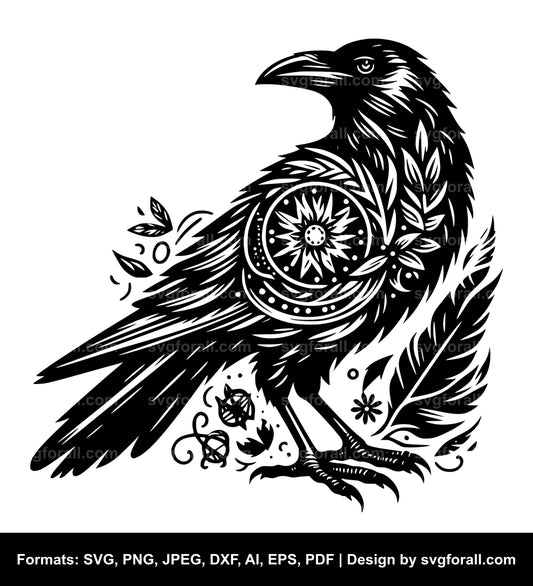 Crow Bird SVG