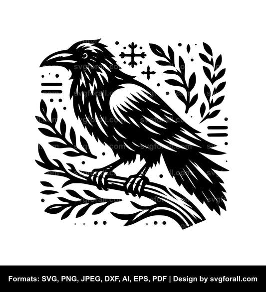 Crow For Cricut SVG