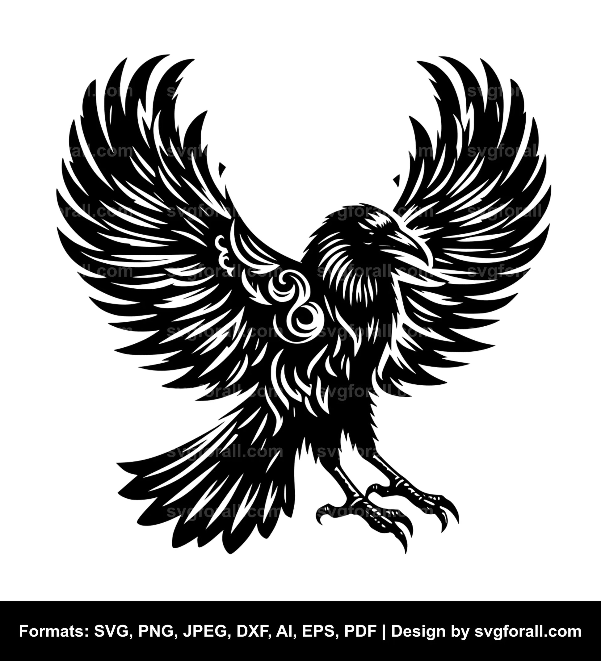 Crow SVG PNG Image