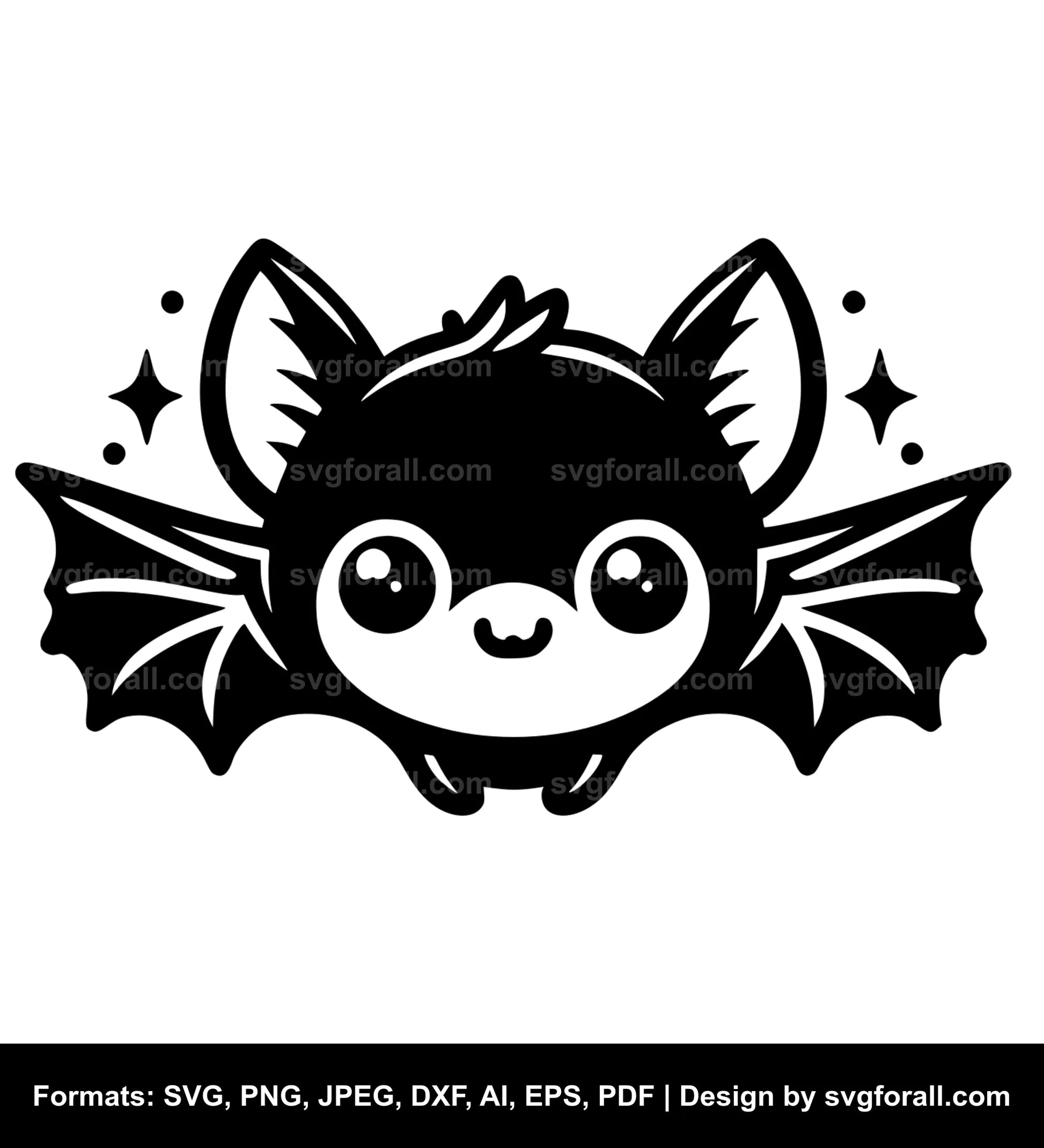 Cute Bat SVG