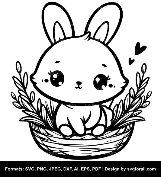 Cute Bunny Cricut SVG