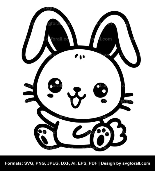 Cute Bunny SVG