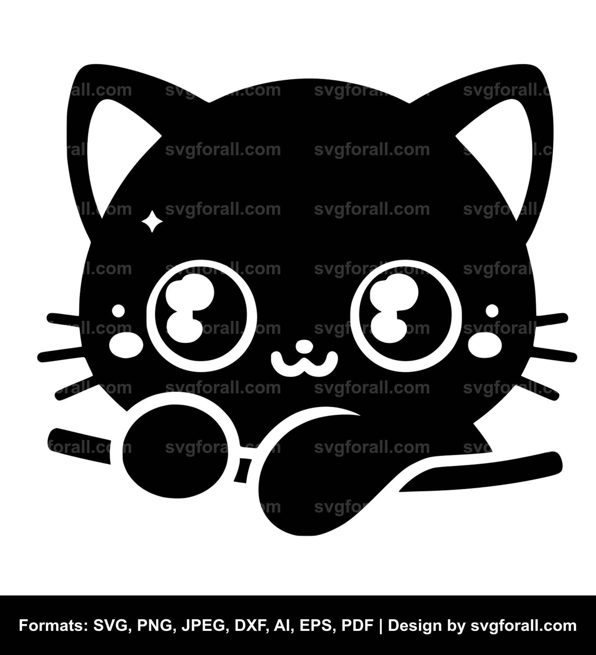 Cute Cat SVG File