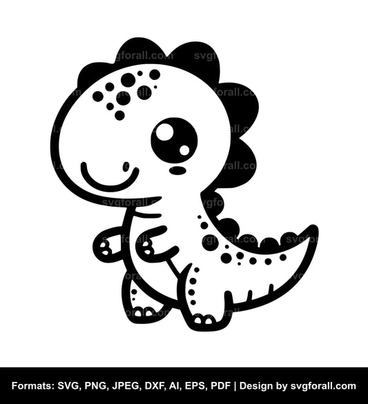 Cute Dinosaur SVG