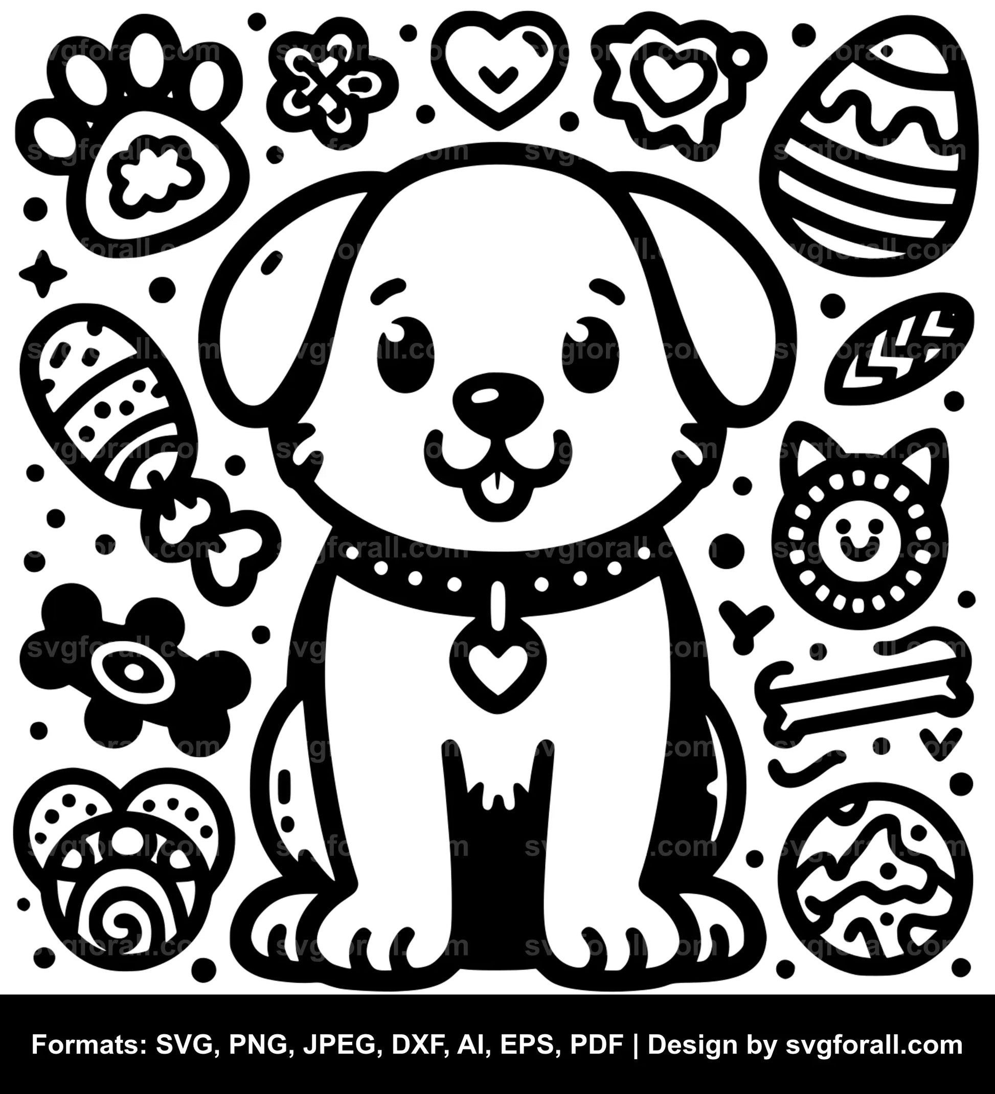 Cute Dog SVG