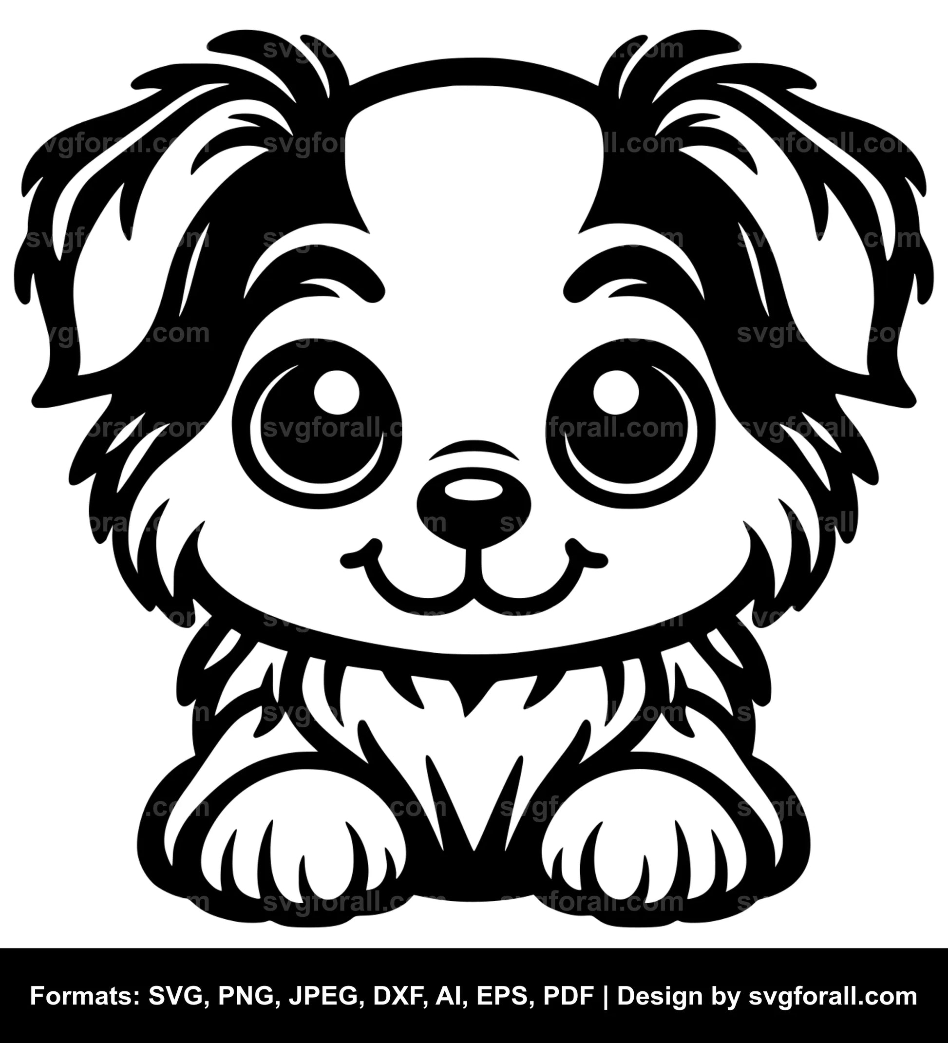 Cute Dog SVG File