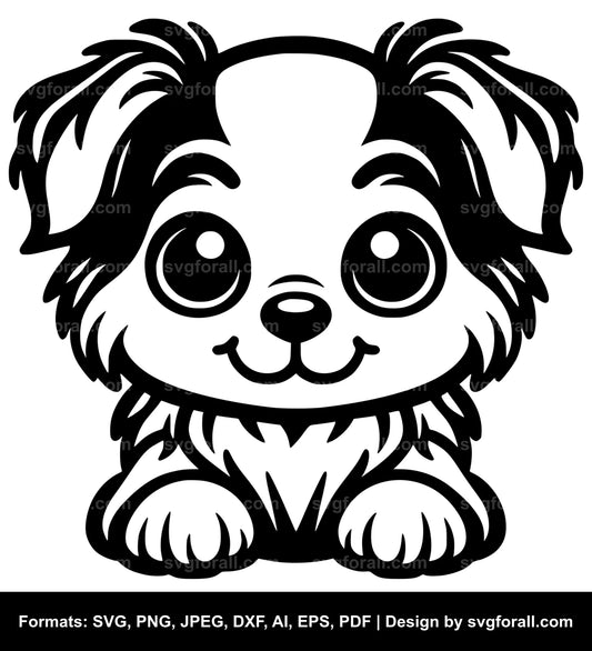 Cute Dog SVG File