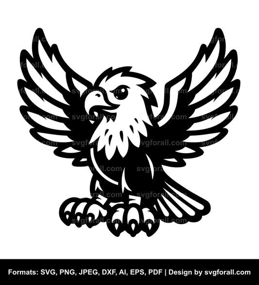 Cute Eagle SVG Design