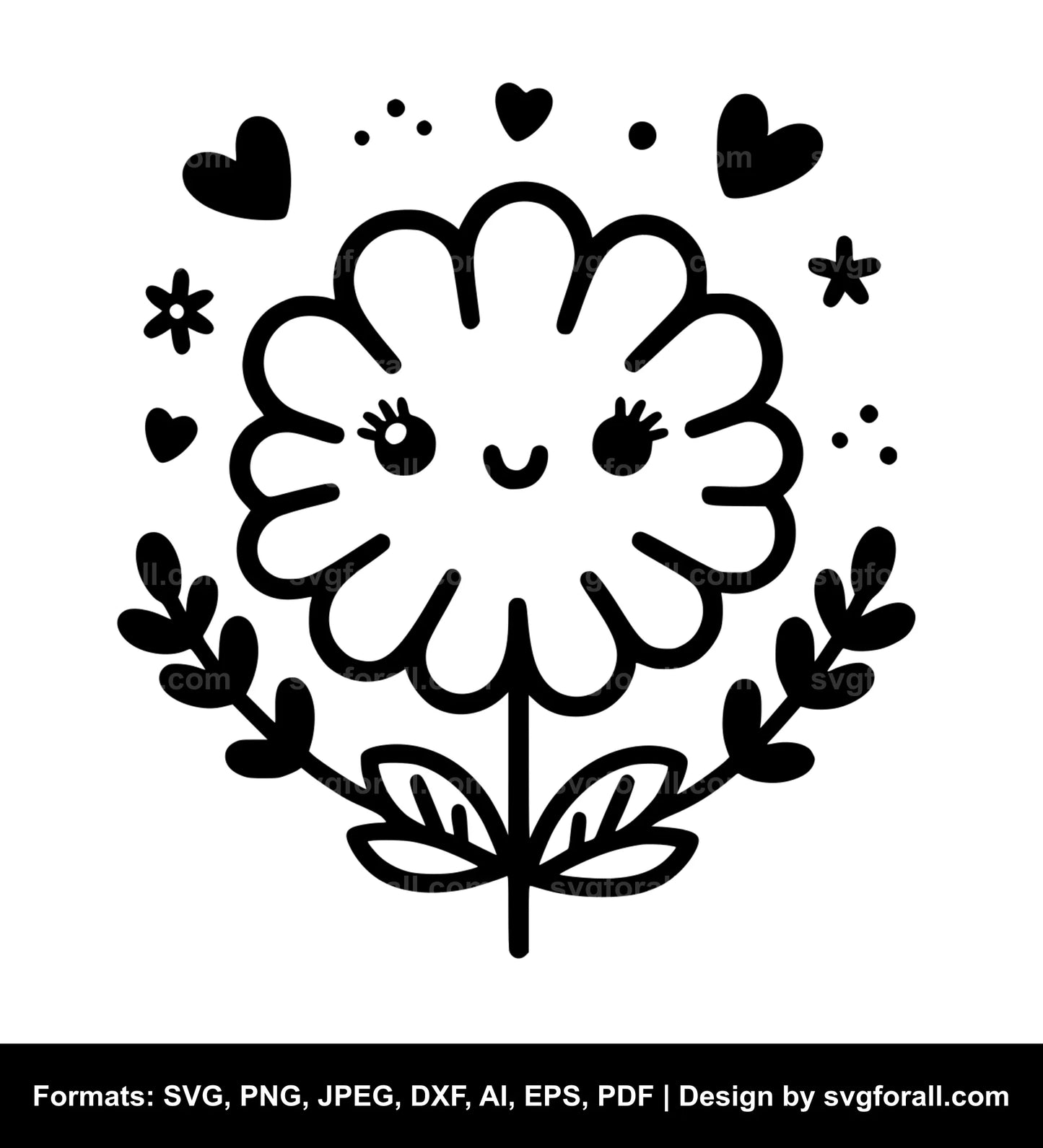 Cute Flower SVG