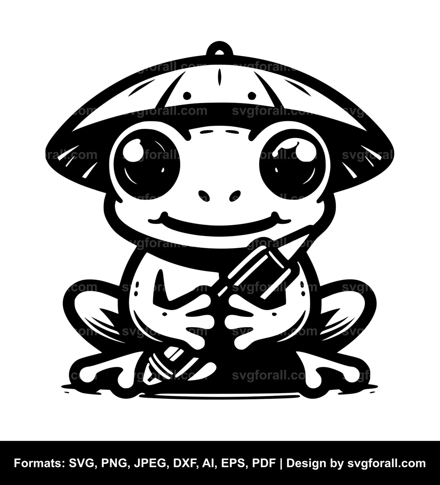 Cute Frog SVG