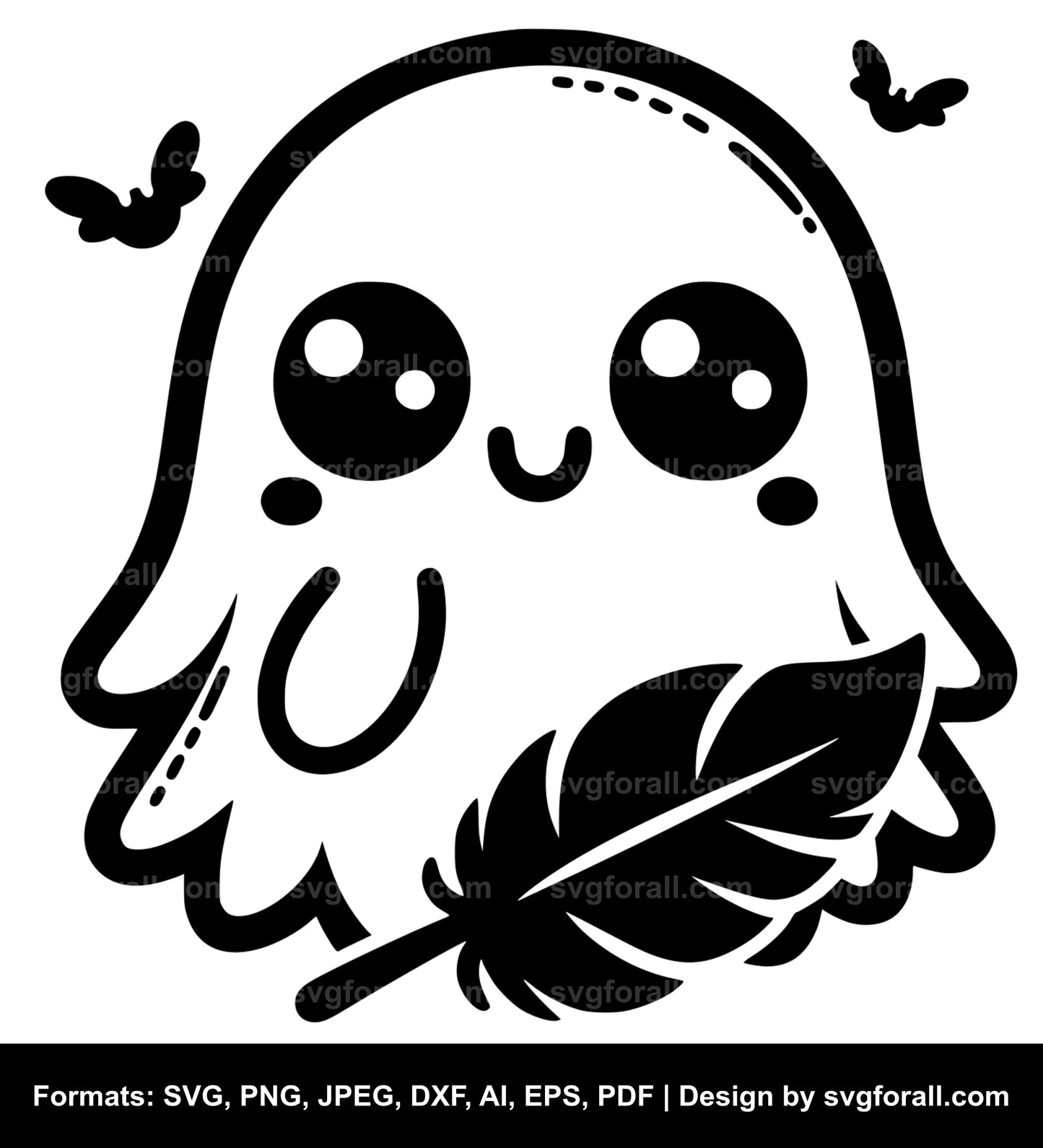 Cute Ghost SVG