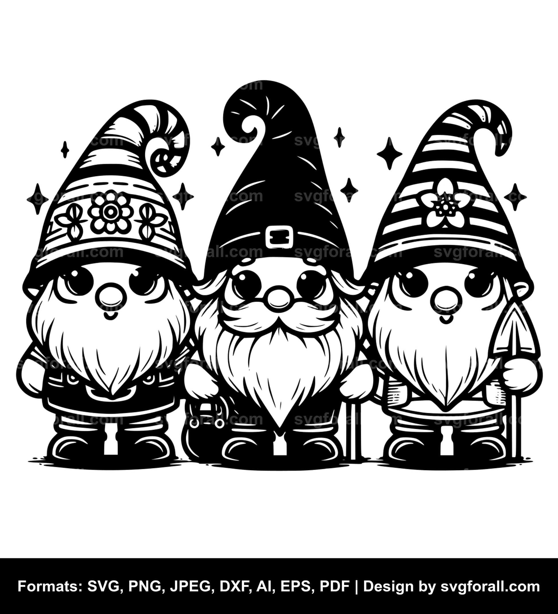 Cute Gnome SVG