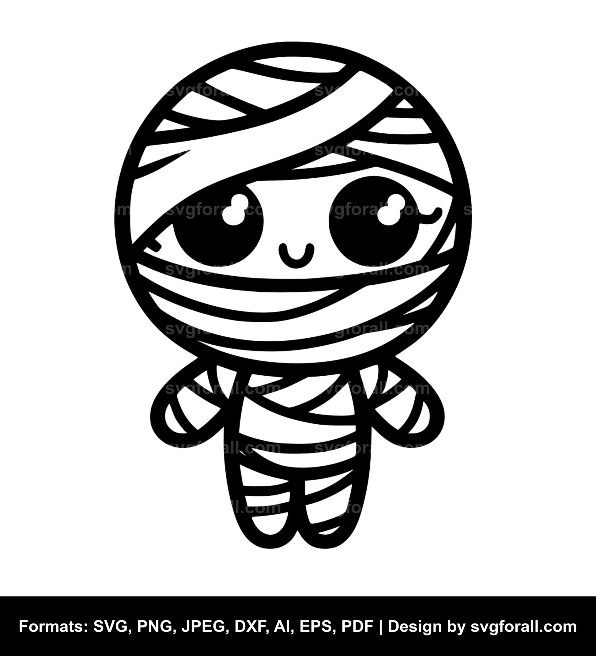 Cute Mummy SVG PNG