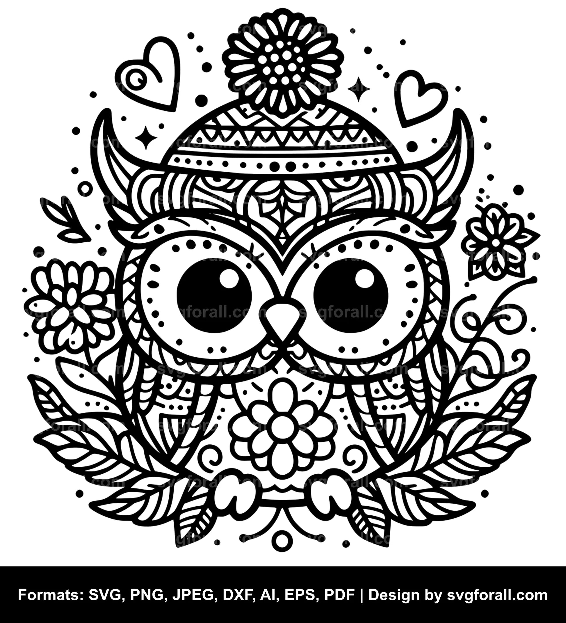 Cute Owl SVG