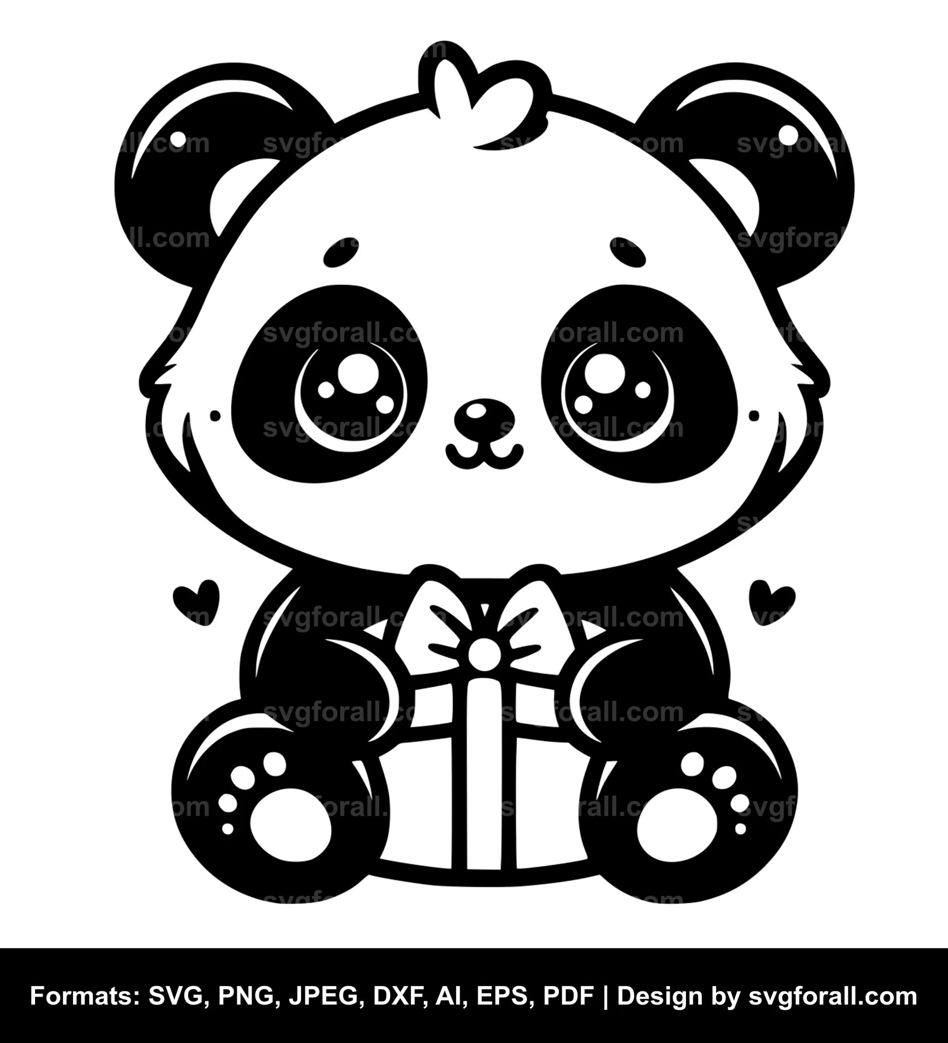 Cute Panda SVG