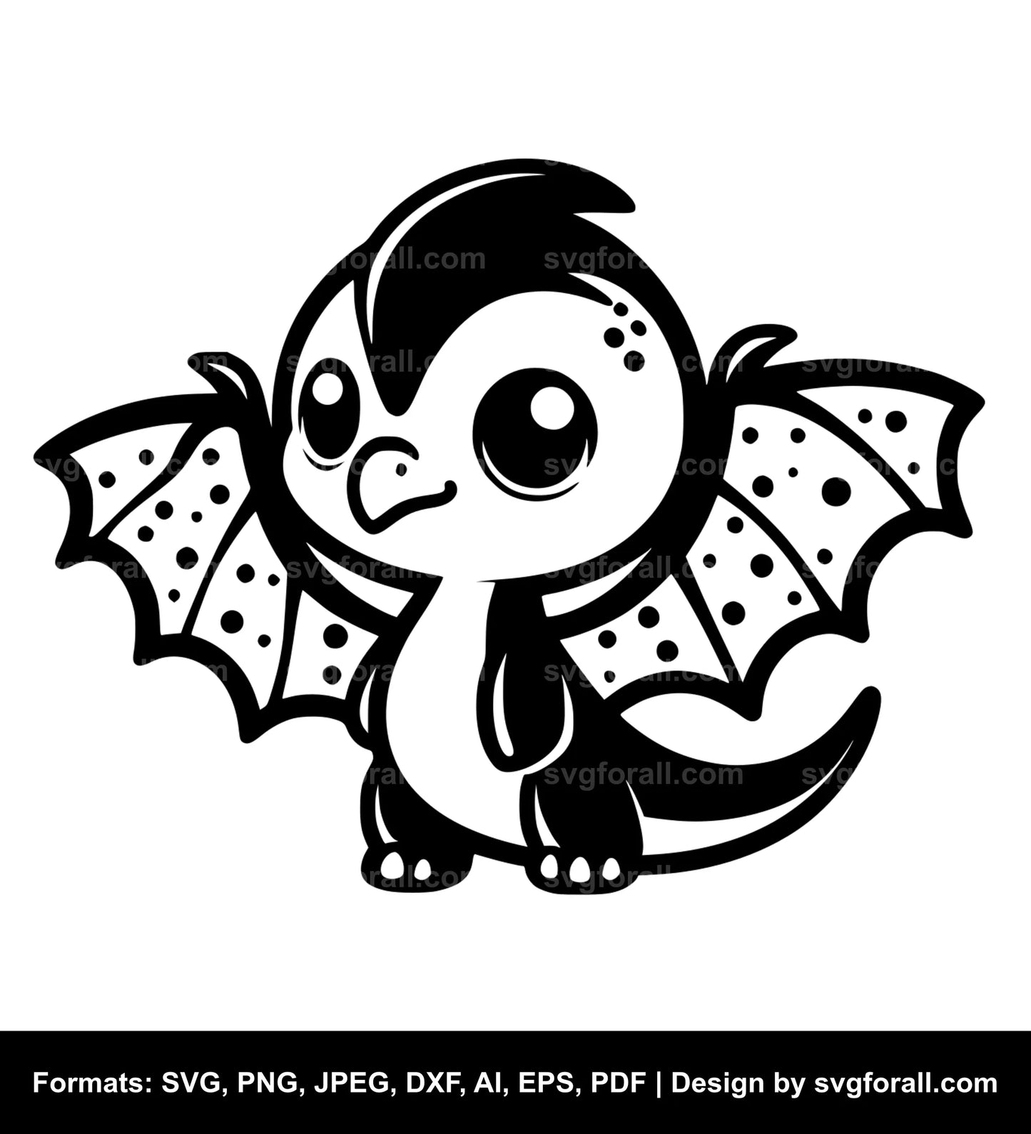 Cute Pterodactyl Cricut SVG