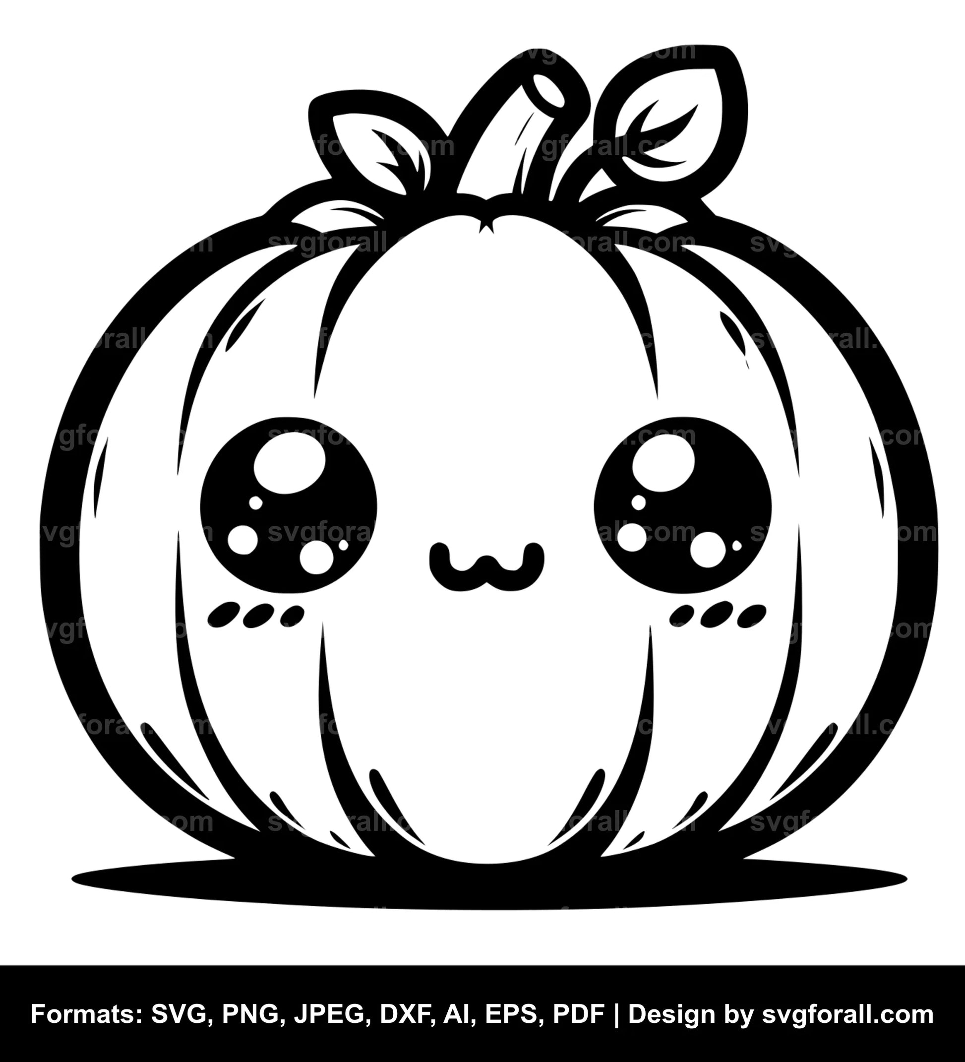 Cute Pumpkin Cricut SVG