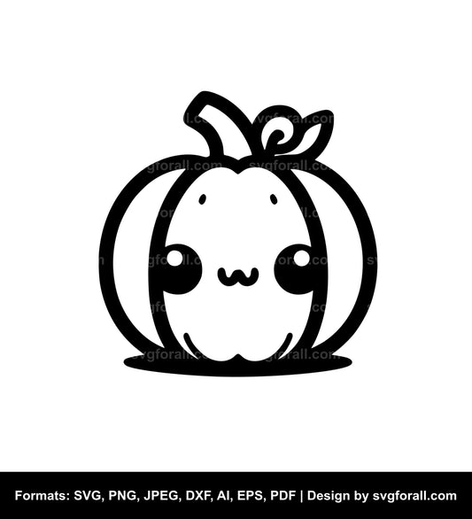 Cute Pumpkin SVG File