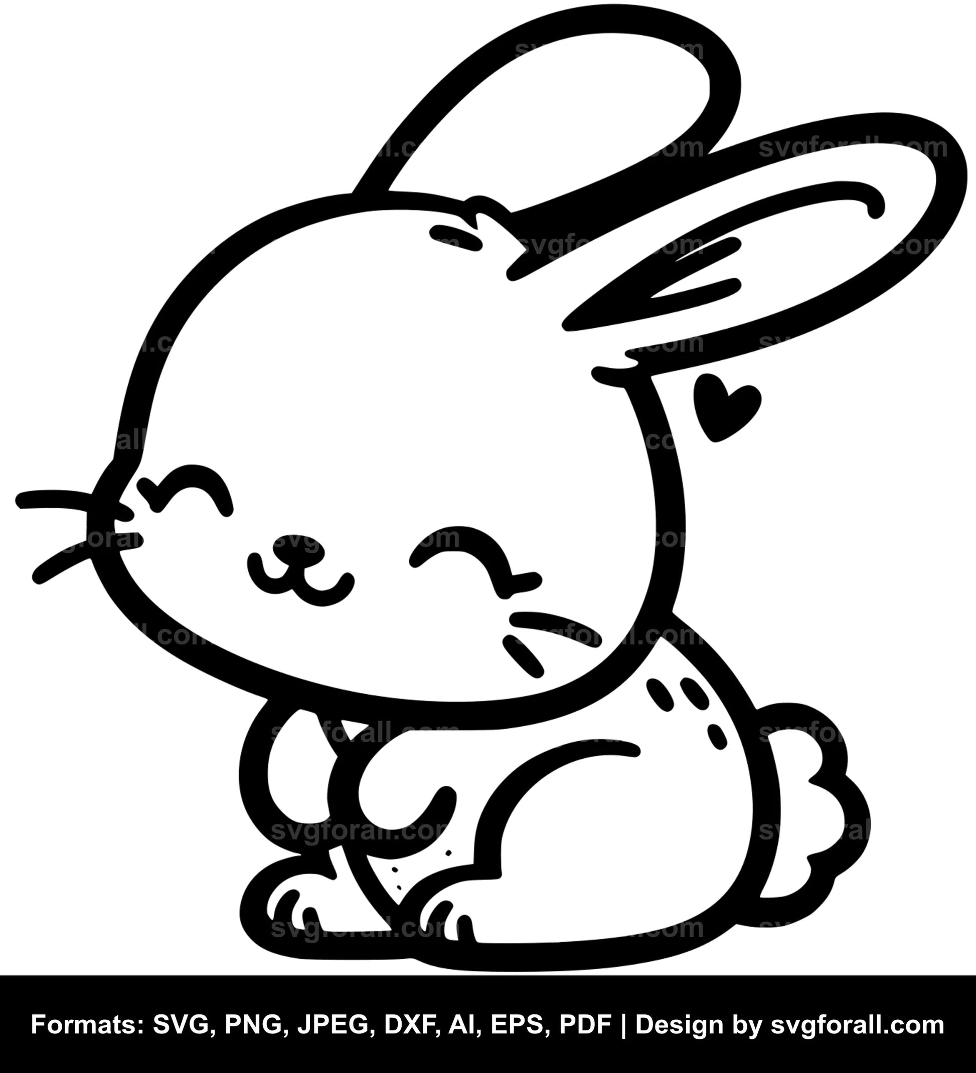 Cute Rabbit SVG