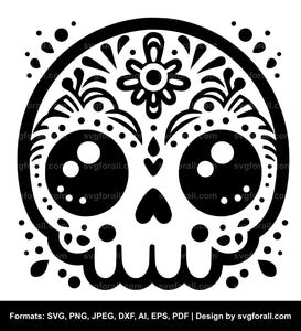 Cute Skull SVG