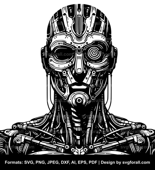 Cyborg SVG PNG