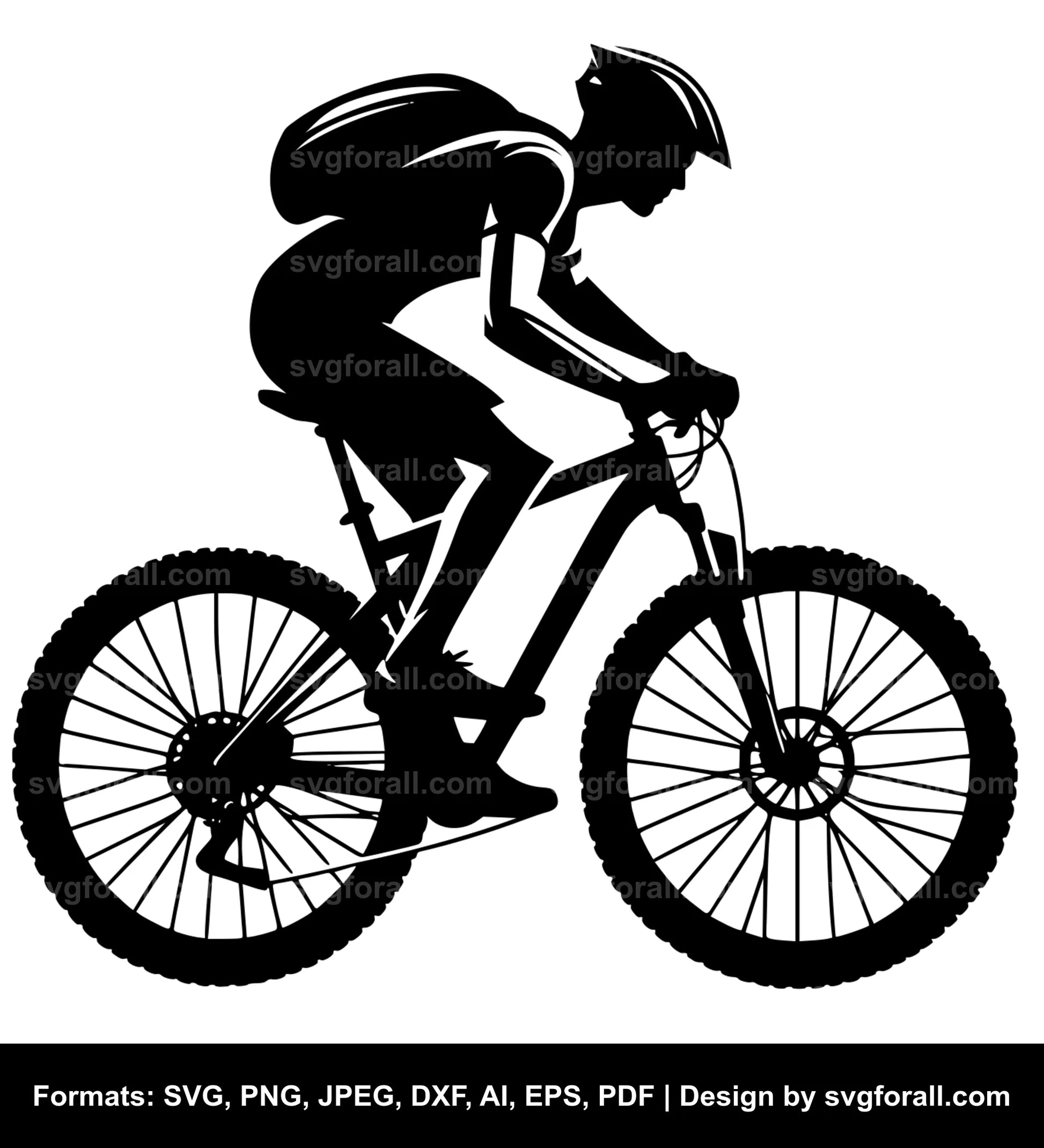 Cyclist Bike SVG