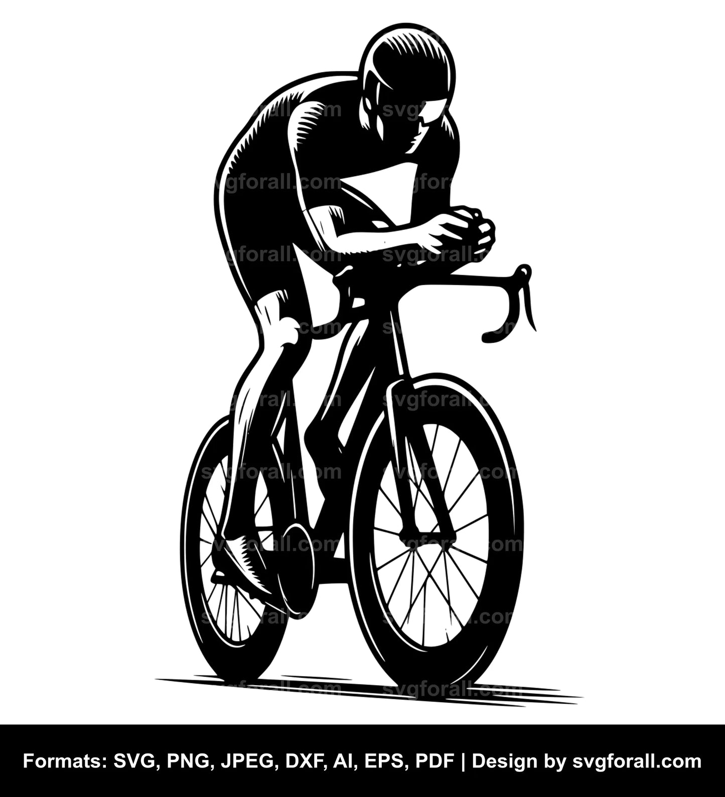 Cyclist SVG File