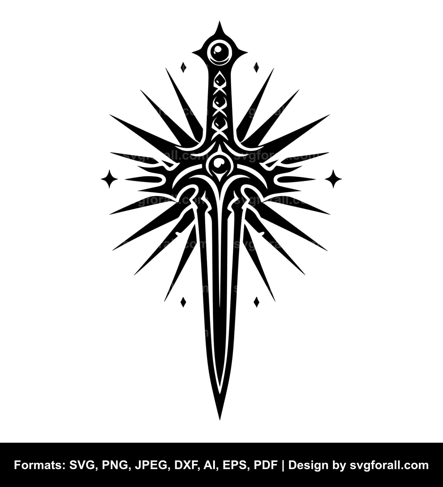 Dagger SVG Vector