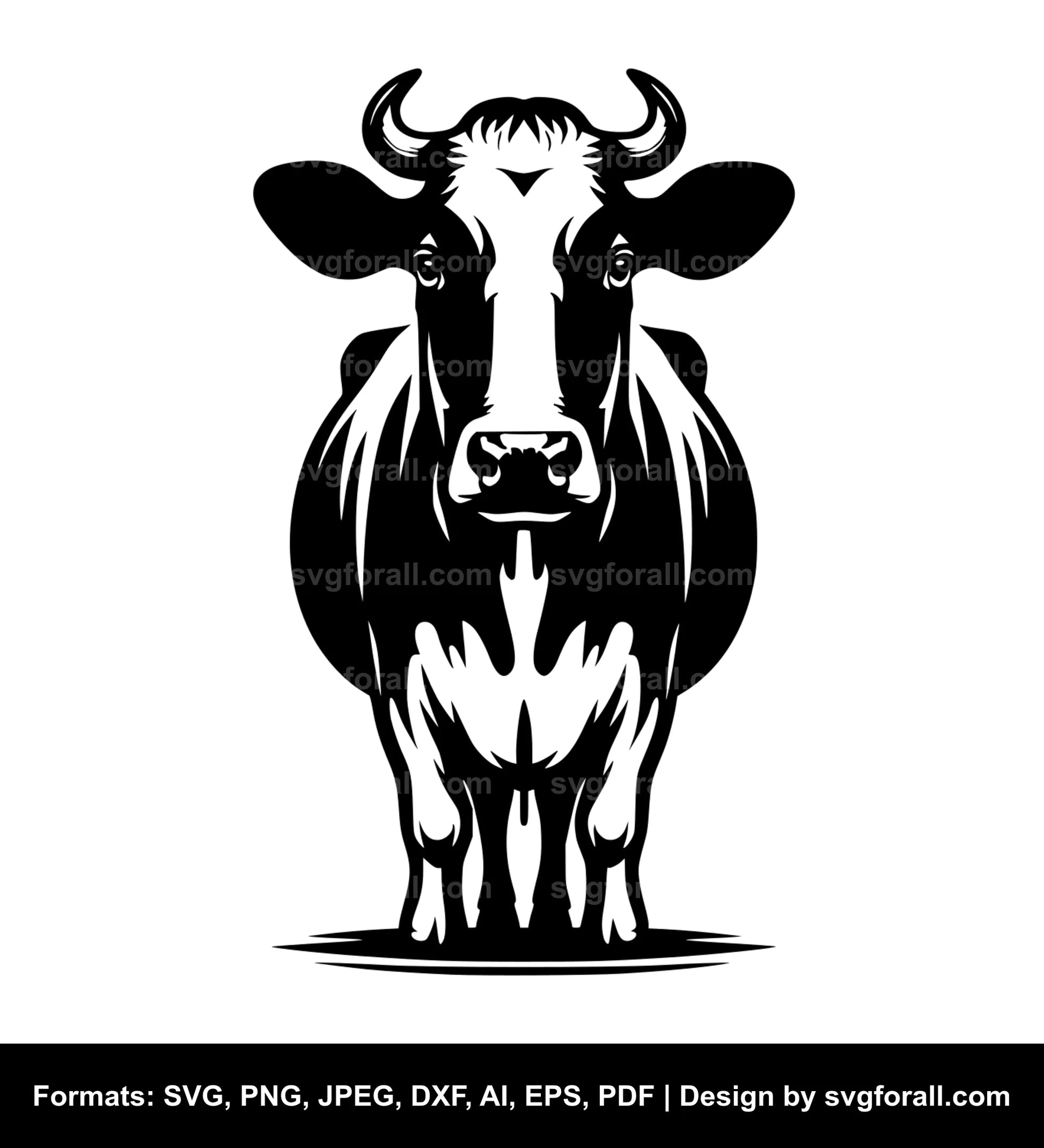 Dairy Cow SVG