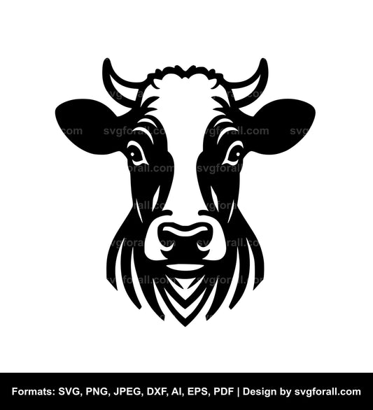 Dairy Cow Vector SVG