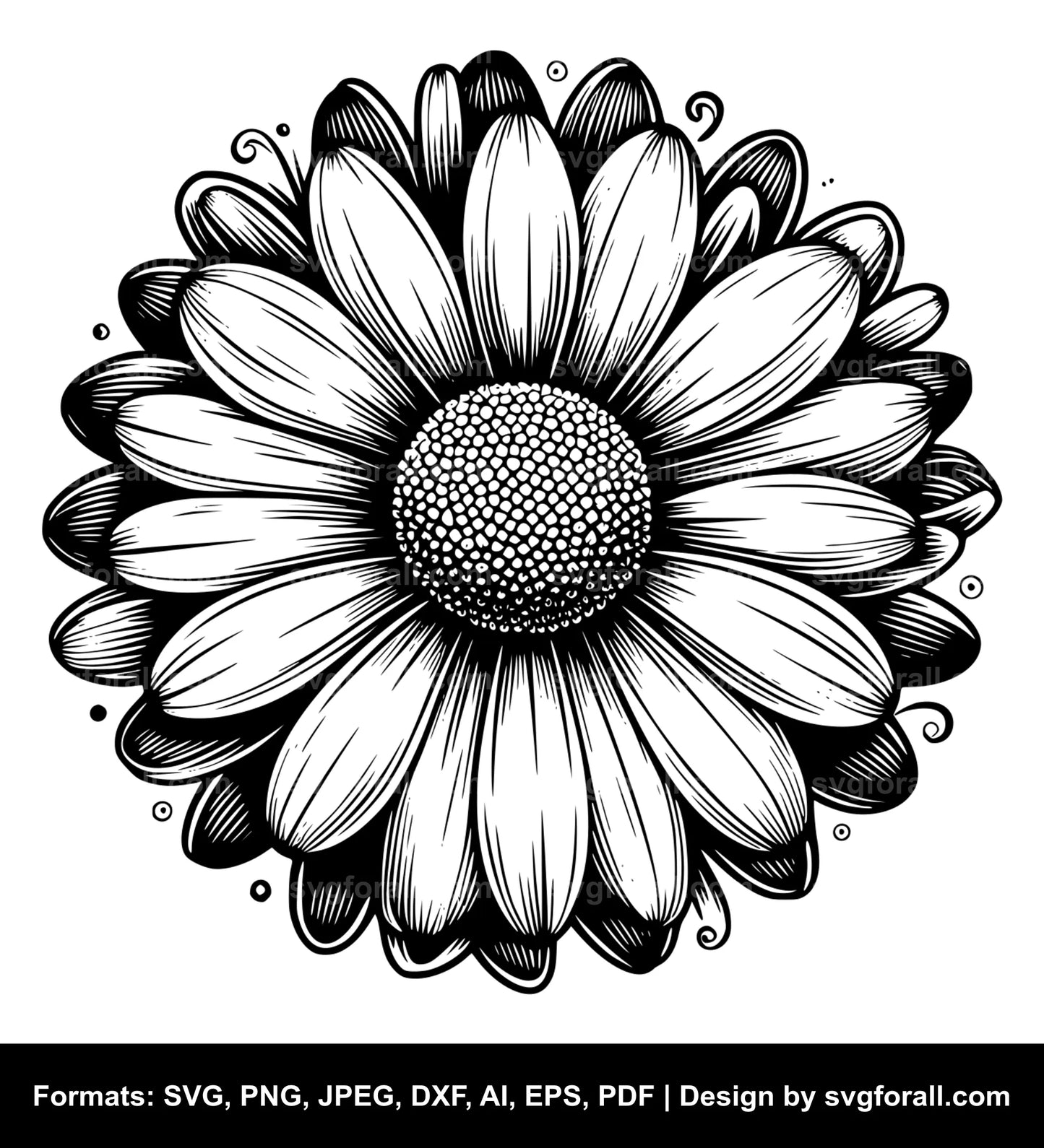 Daisy Flower SVG