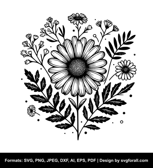 Daisy SVG File