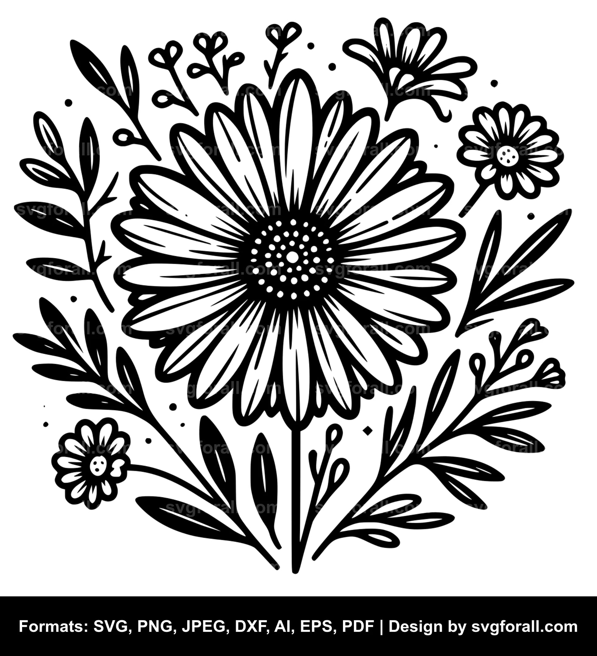 Daisy Vector SVG