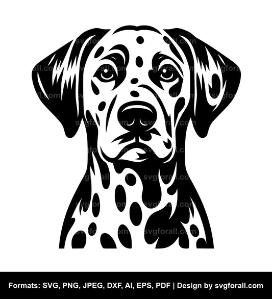 Dalmatian Dog SVG