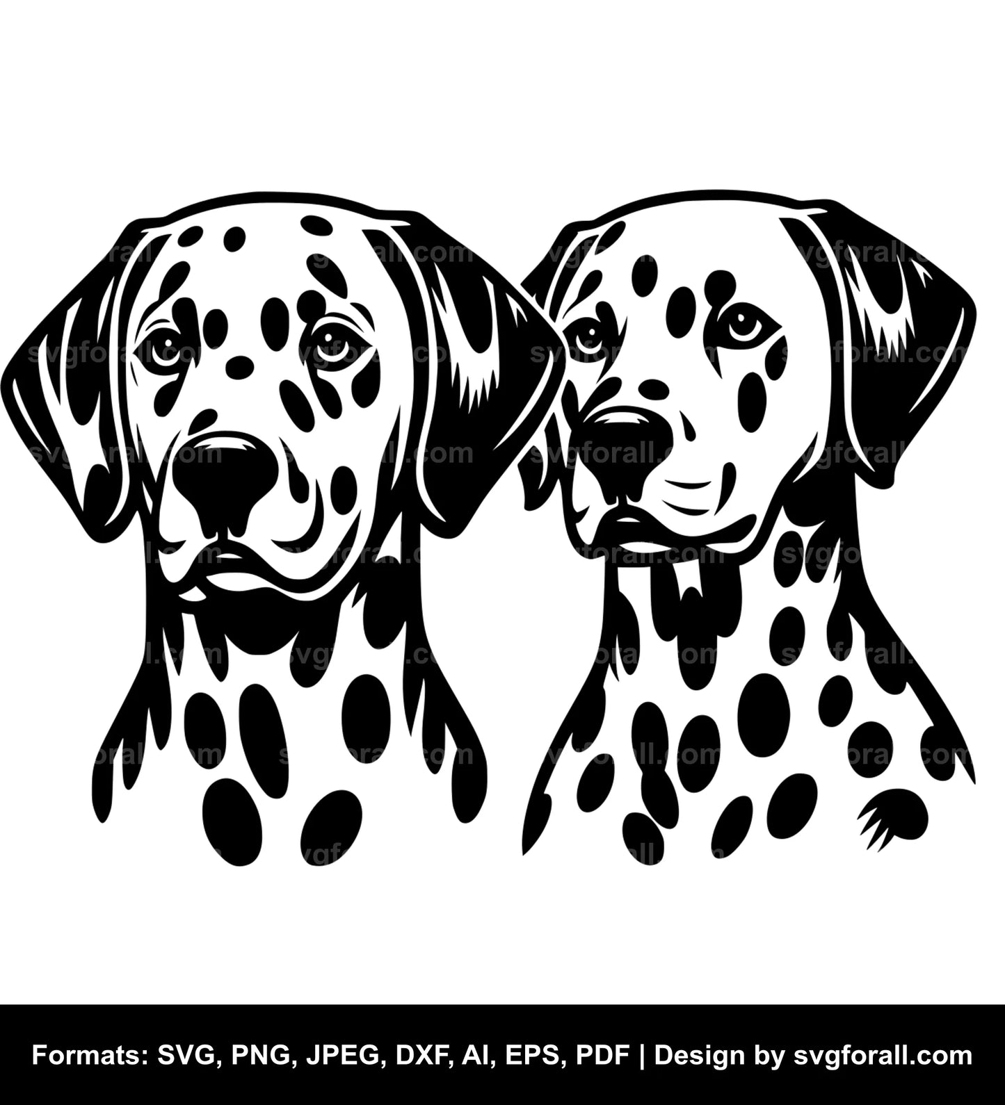 Dalmatian Dog SVG File