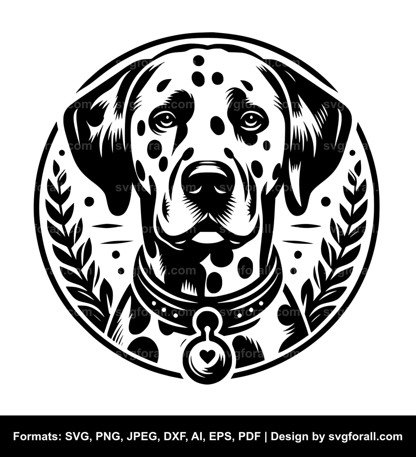 Dalmatian Dog SVG PNG