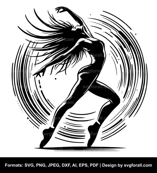 Dancer Black SVG