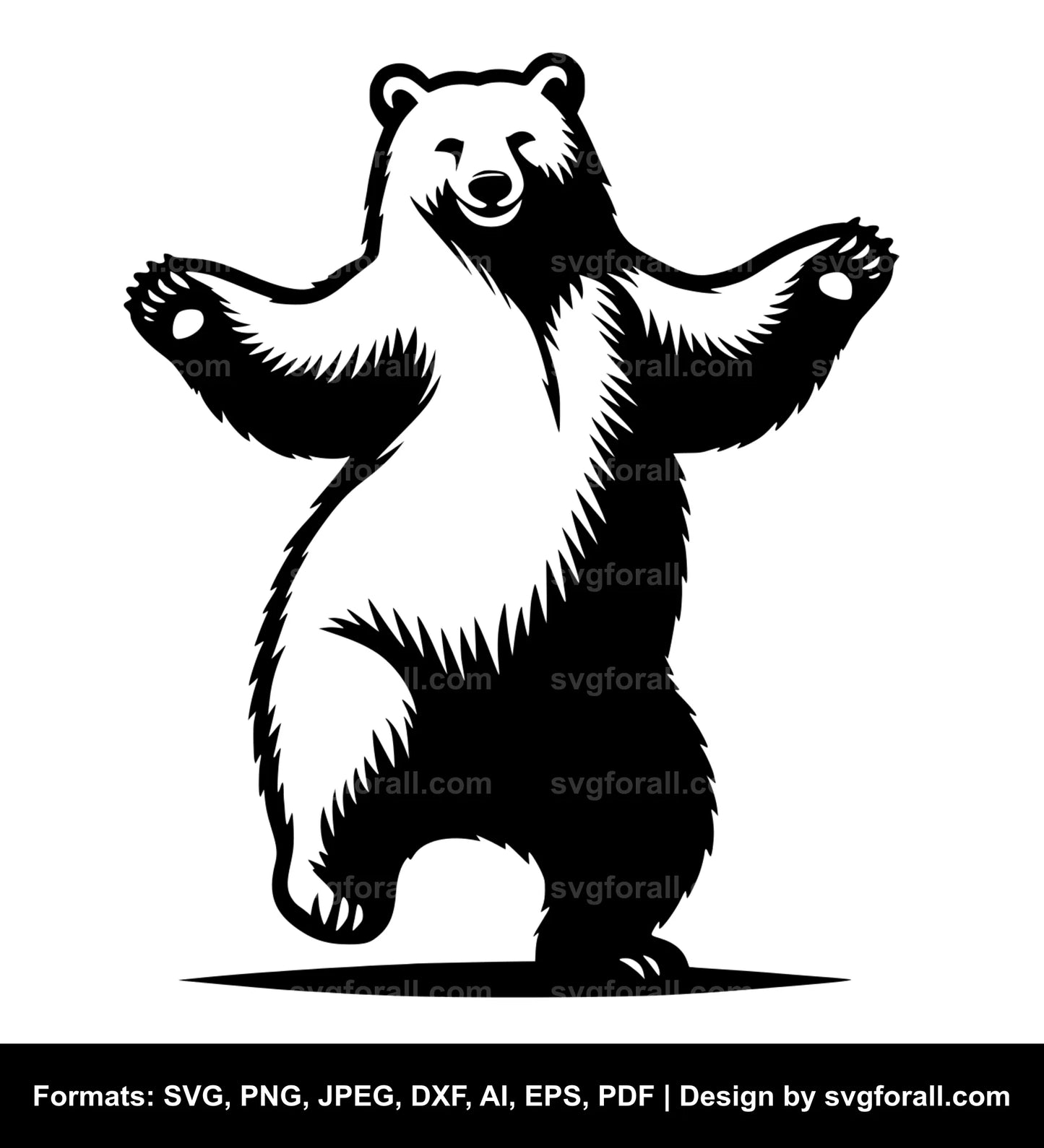 Dancing Bear SVG