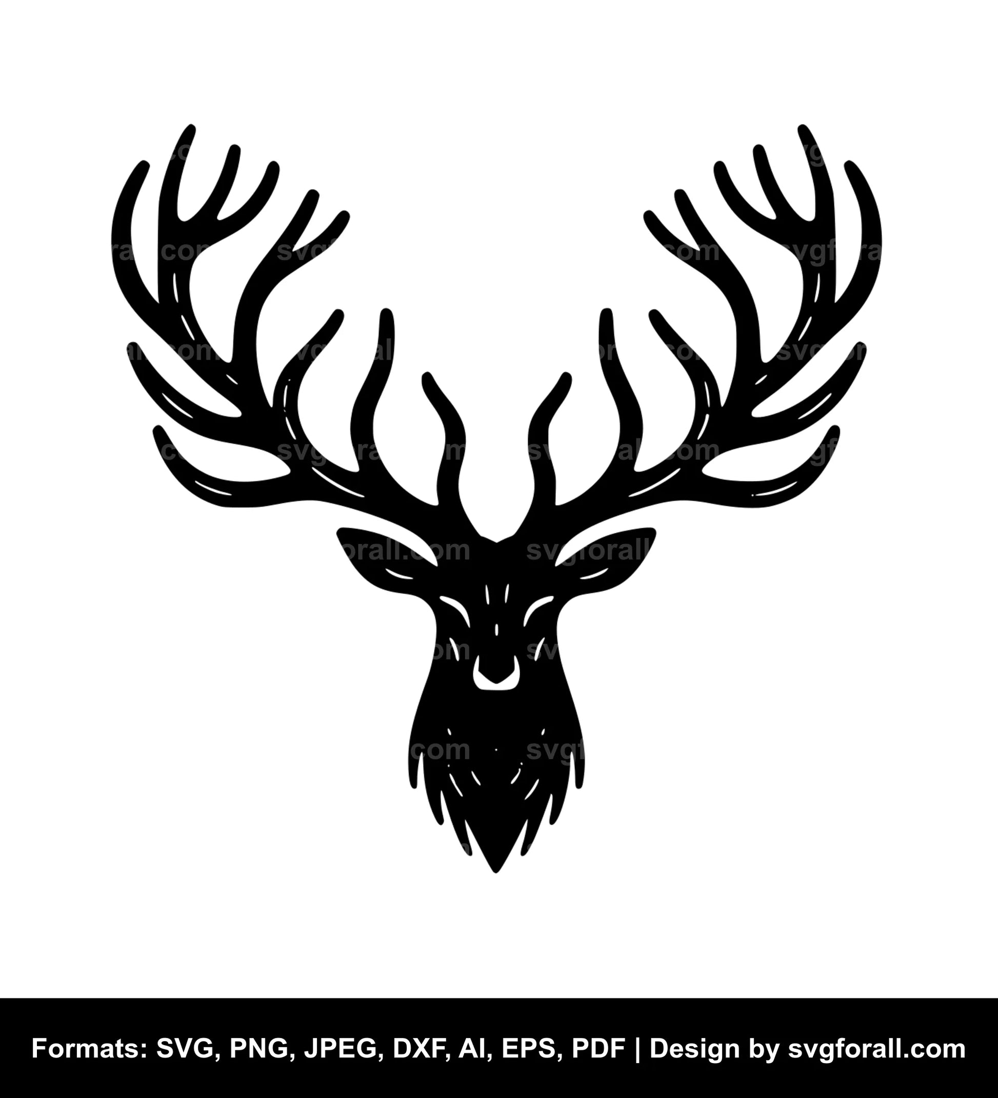 Deer Antler SVG