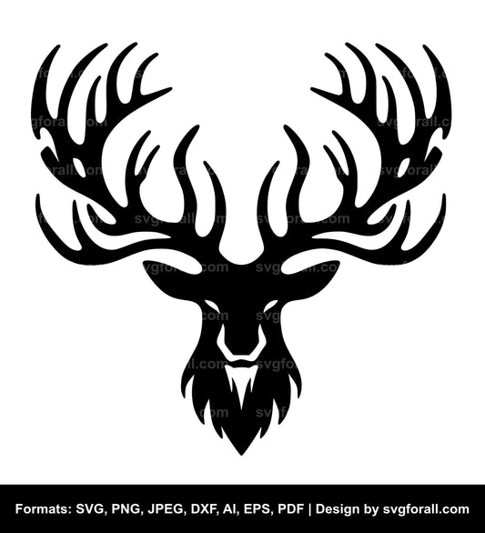 Deer Antler SVG File