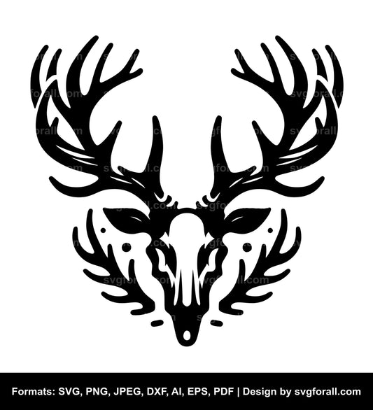 Deer Antler Vector SVG