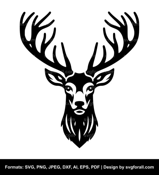 Deer Black SVG PNG