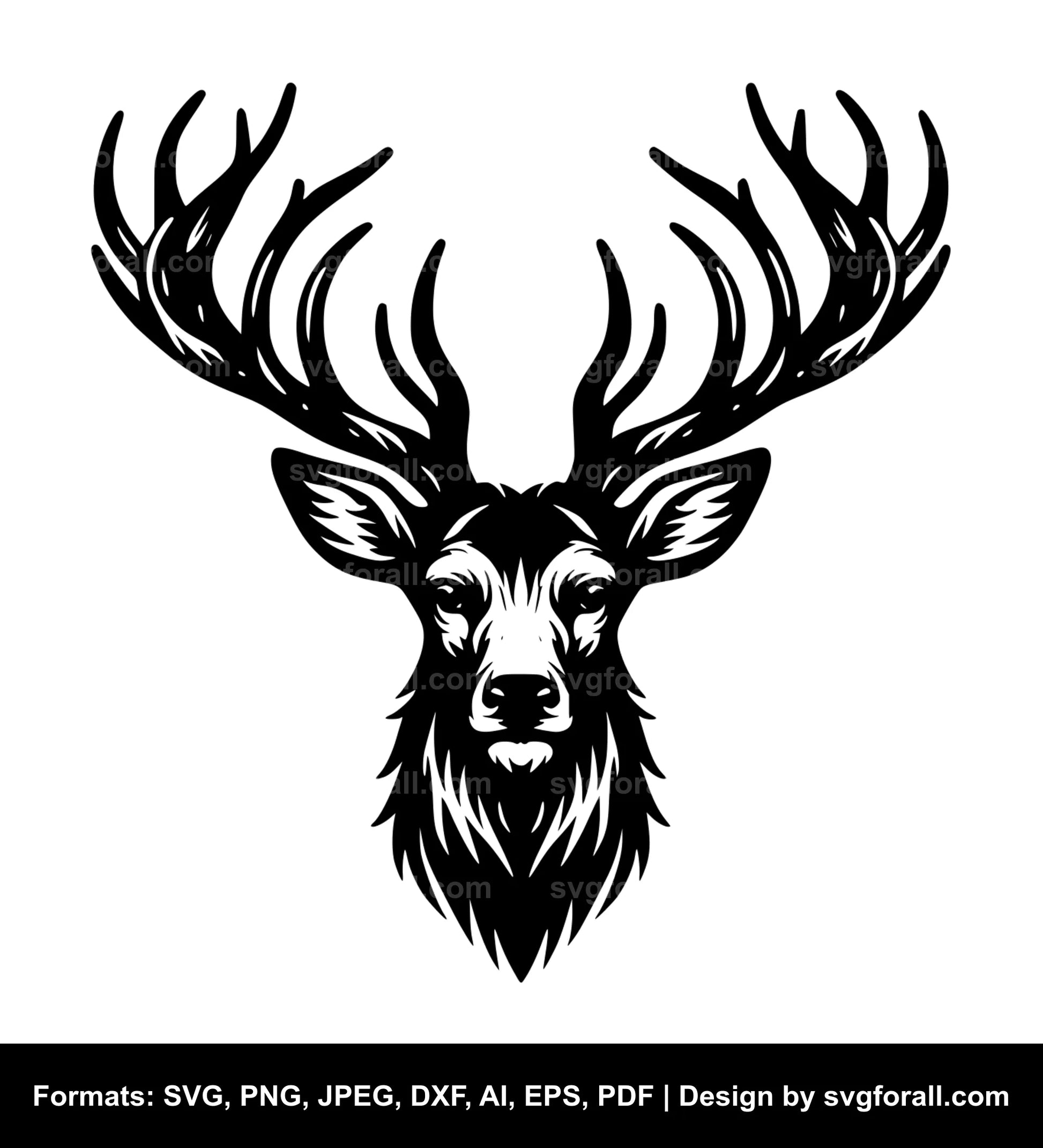 Deer Head Cricut SVG