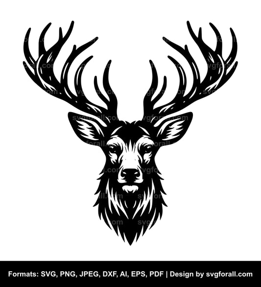 Deer Head Cricut SVG