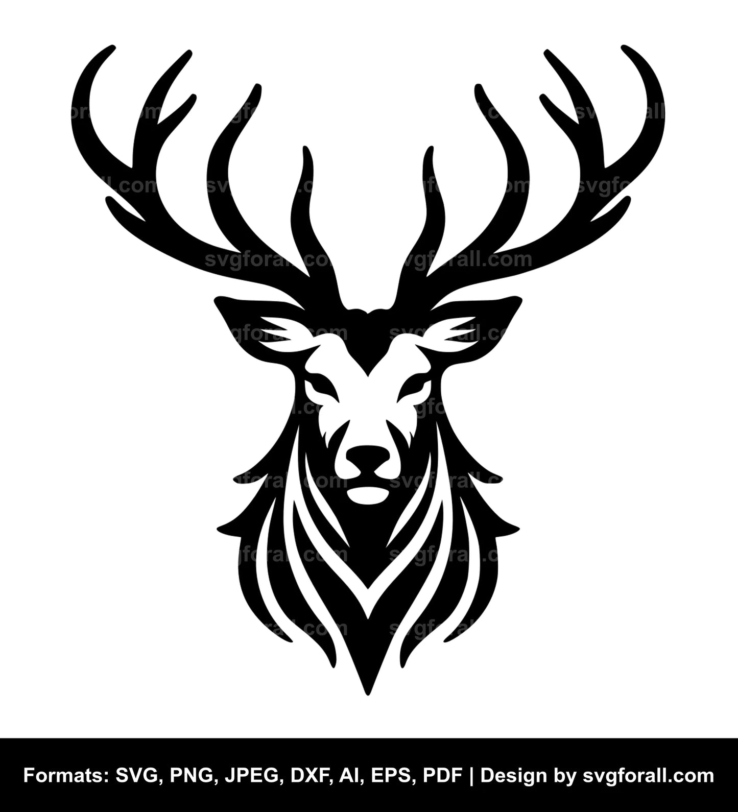 Deer Head SVG File