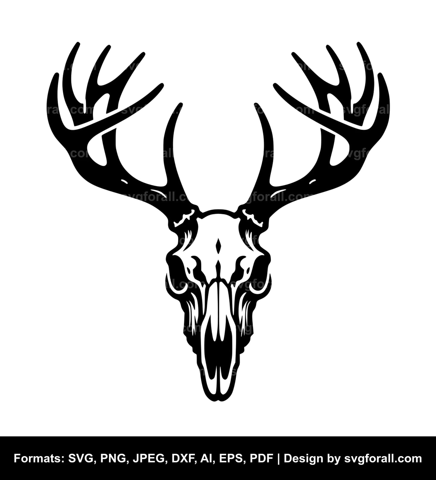 Deer Skull SVG