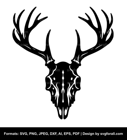 Deer Skull SVG Design