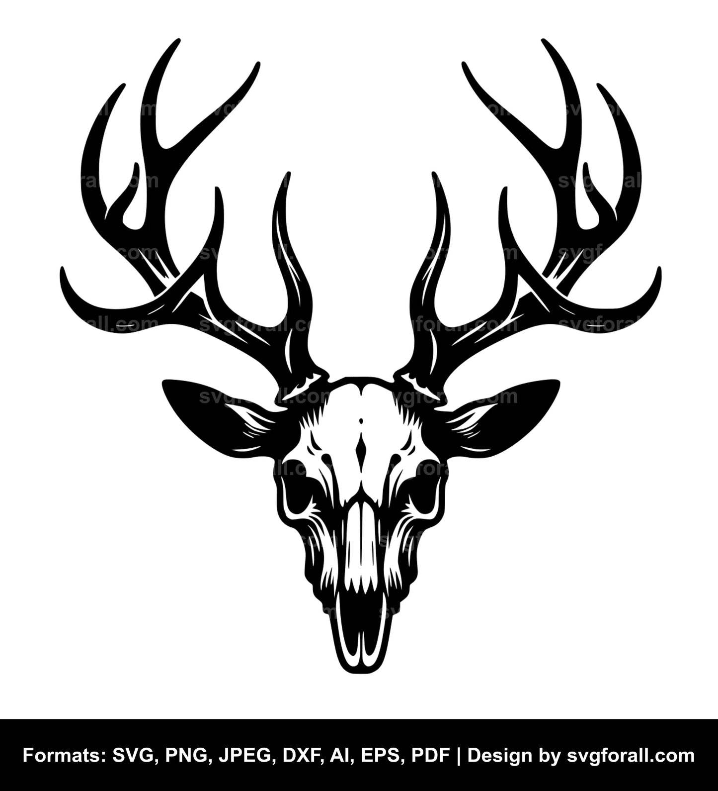 Deer Skull SVG PNG