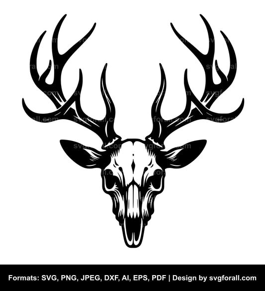 Deer Skull SVG PNG