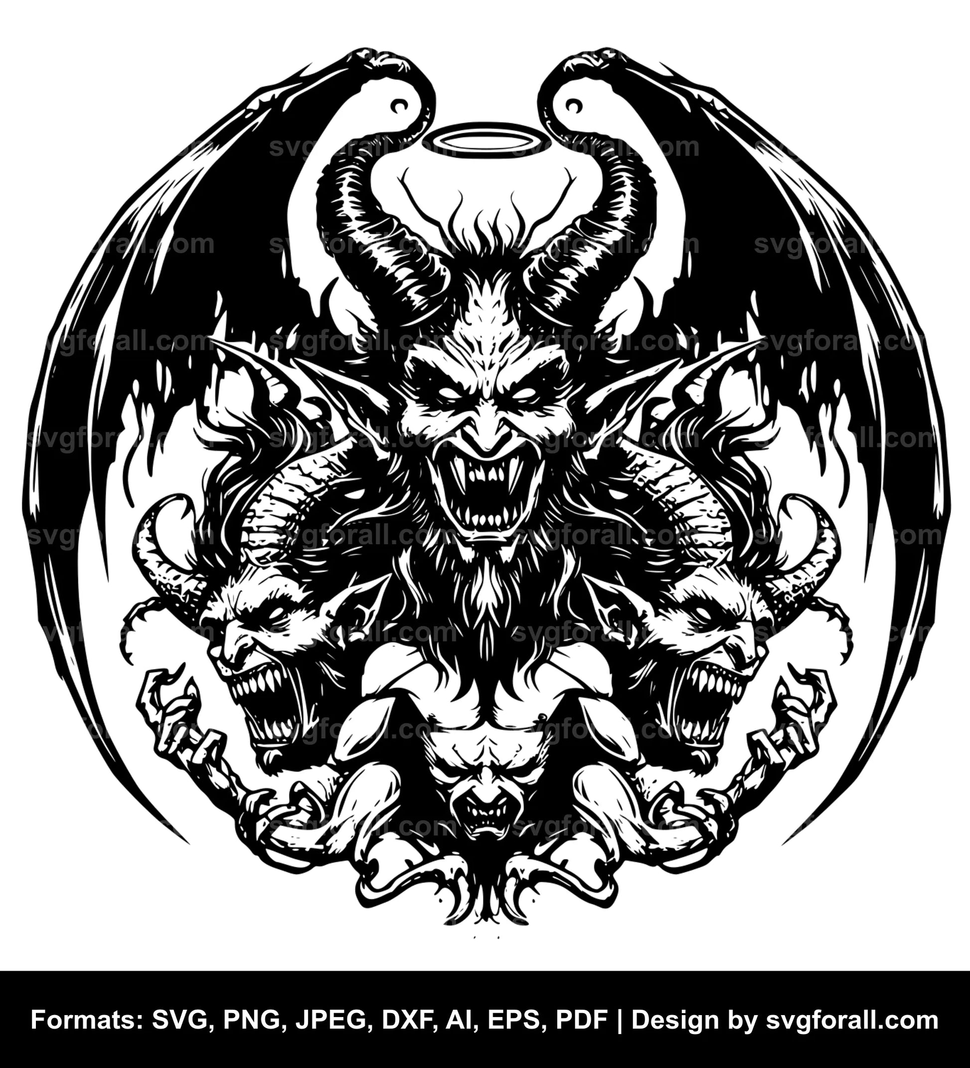 Demon SVG File